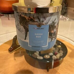 Goose Creek Sleigh Ride Candle 3-wick 14.5 oz retired
